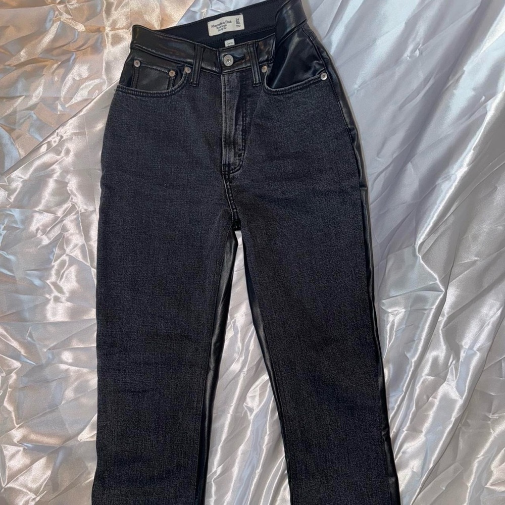 Abercrombie & Fitch Black Denim Pants